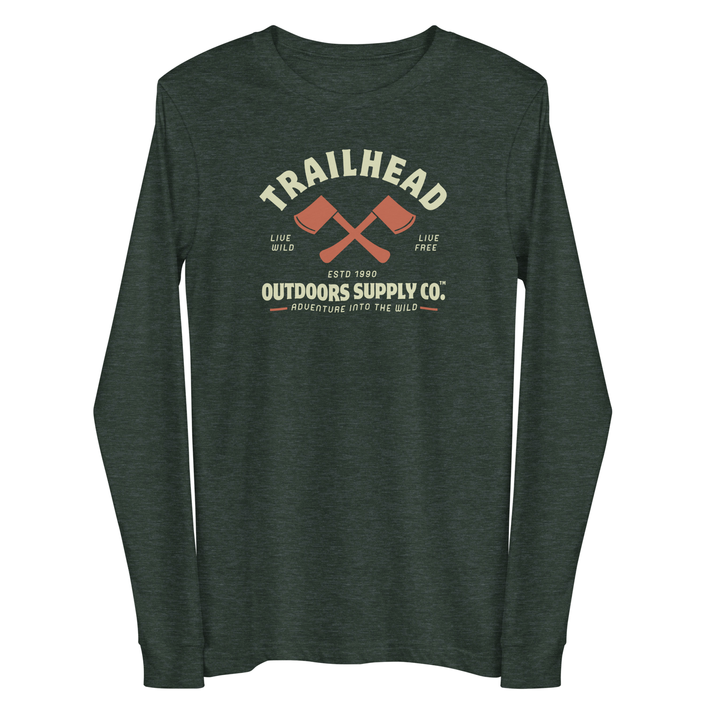 Trailhead Outdoors Supply Co.™ Long Sleeve Tee | Bella + Canvas 3501