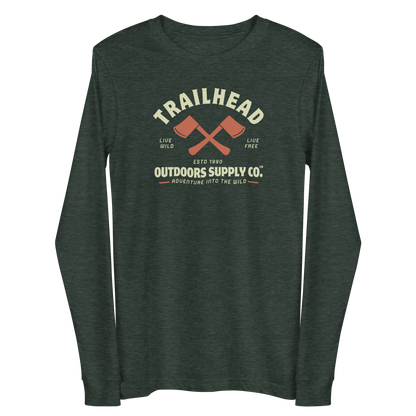 Trailhead Outdoors Supply Co.™ Long Sleeve Tee | Bella + Canvas 3501