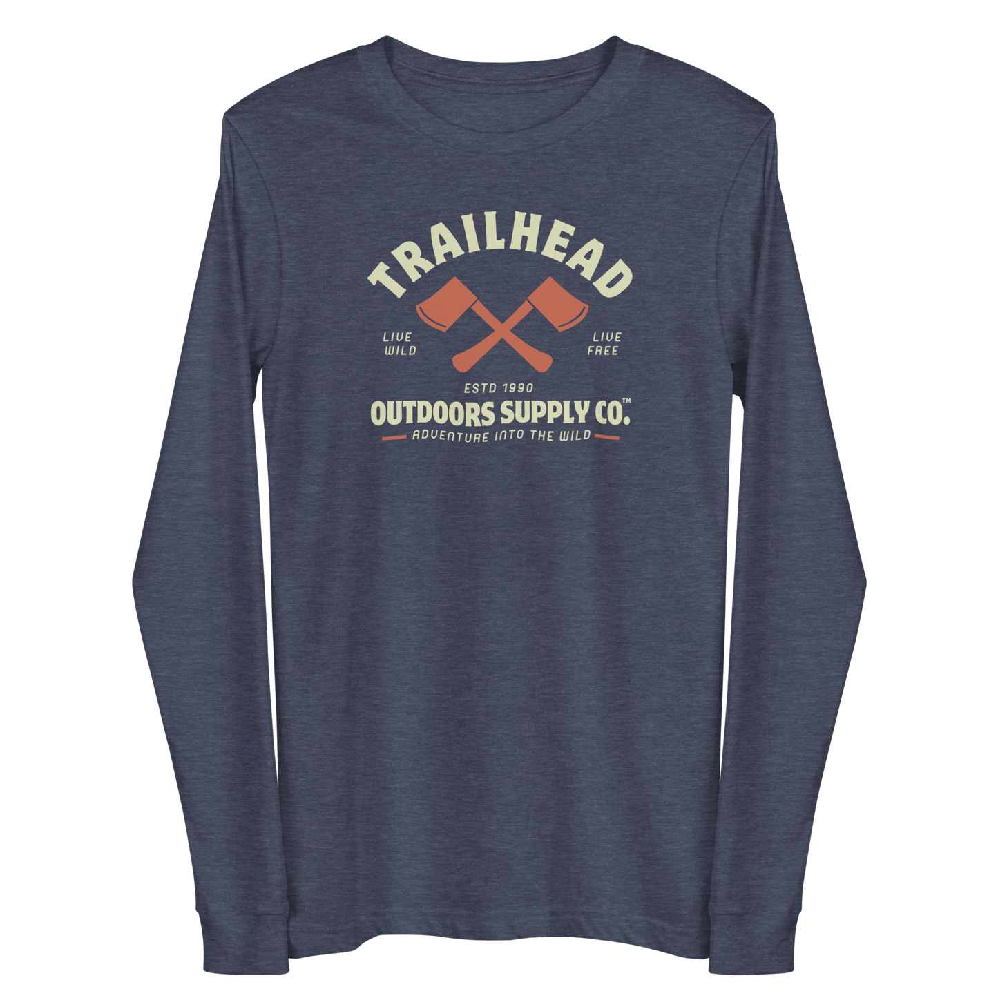 Trailhead Outdoors Supply Co.™ Long Sleeve Tee | Bella + Canvas 3501