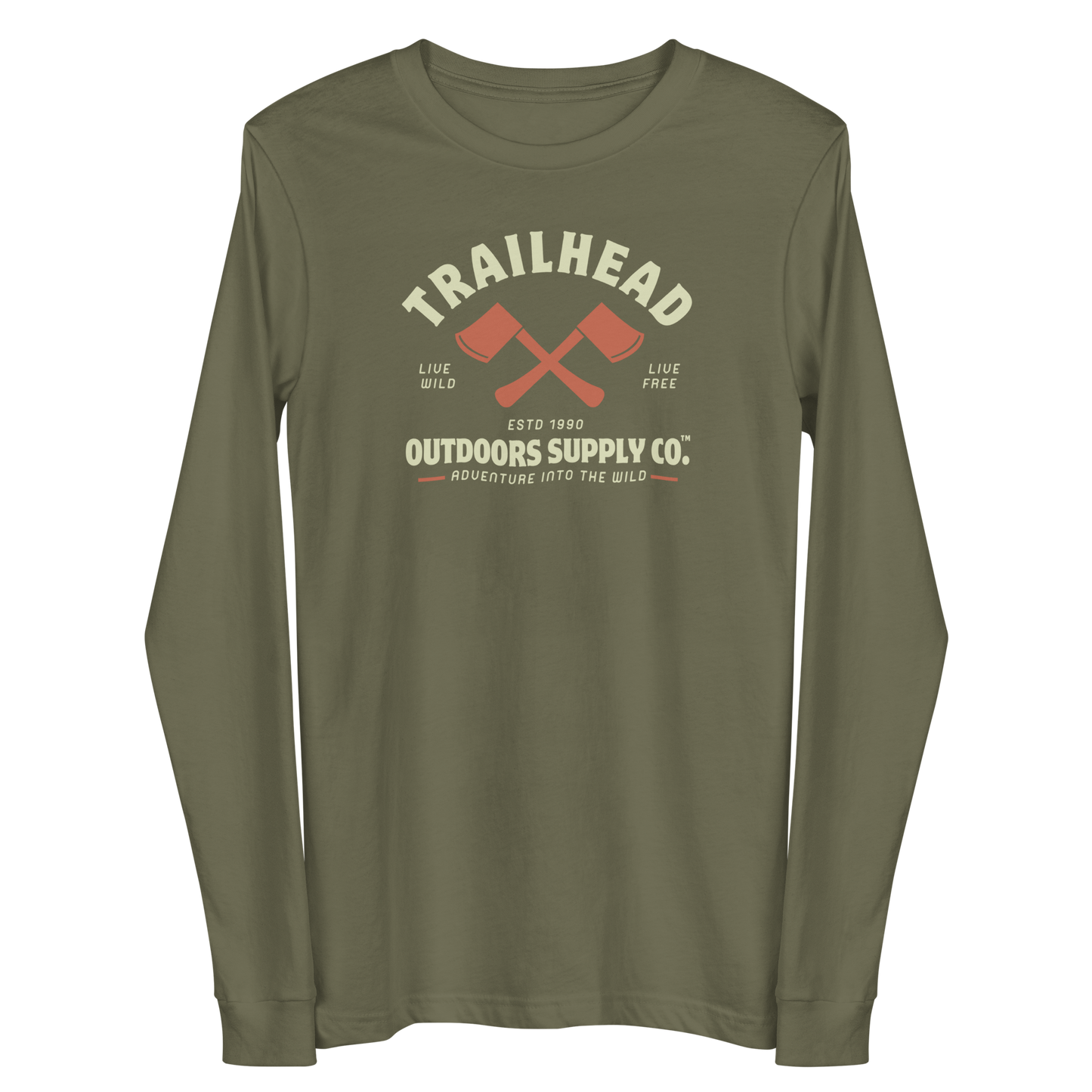 Trailhead Outdoors Supply Co.™ Long Sleeve Tee | Bella + Canvas 3501