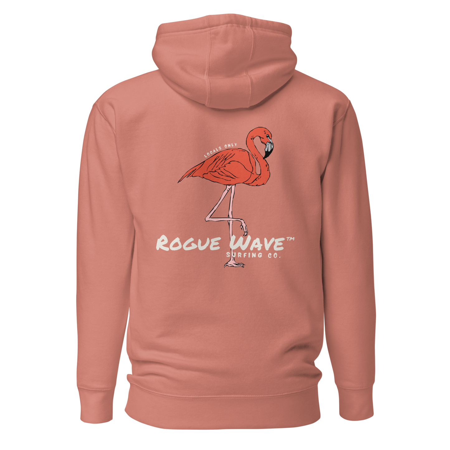 Rogue Wave Surfing Co™ Hoodie - Flamingo