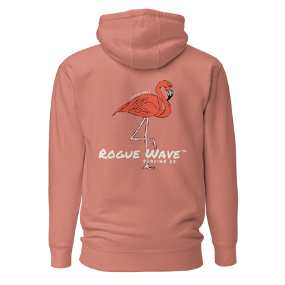 Rogue Wave Surfing Co™ Hoodie - Flamingo