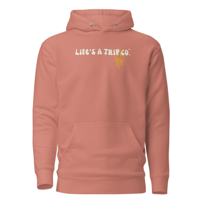 Life's a Trip Co.™ Premium Hoodie | Cotton Heritage M2580 | front/back