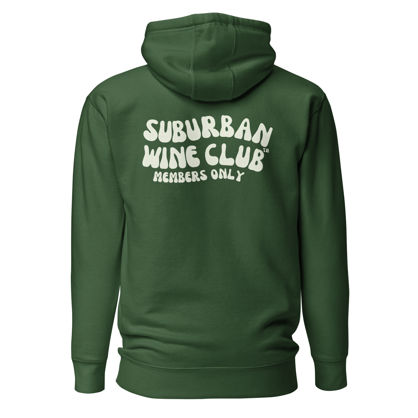 Suburban WIne Club™ Premium Hoodie | Cotton Heritage M2580 front/back