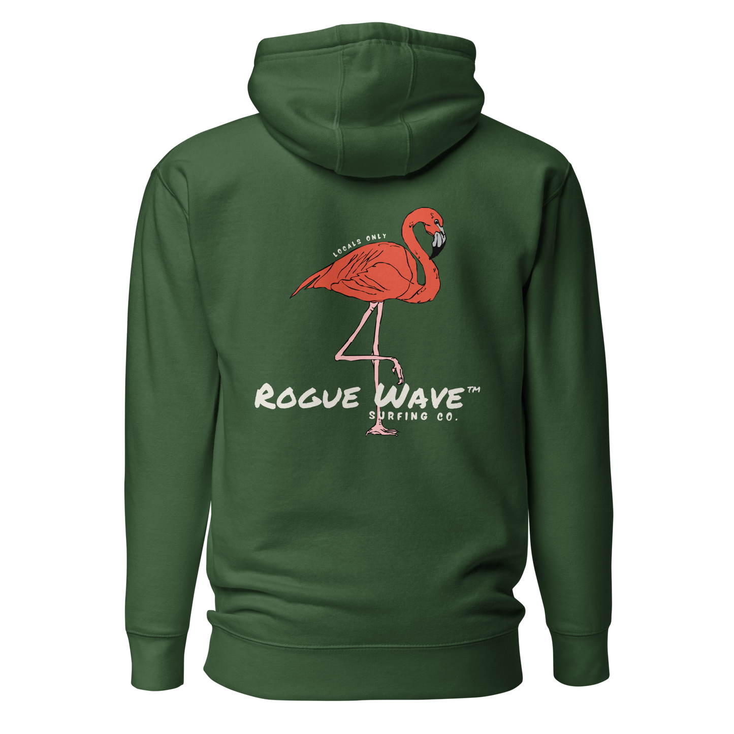 Rogue Wave Surfing Co™ Hoodie - Flamingo