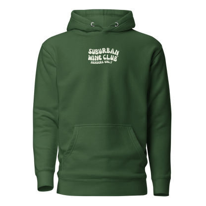 Suburban WIne Club™ Premium Hoodie | Cotton Heritage M2580 front/back