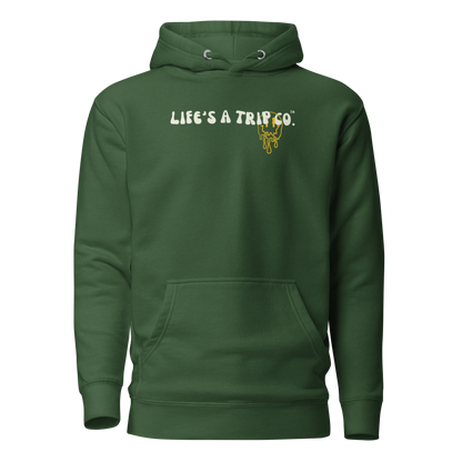 Life's a Trip Co.™ Premium Hoodie | Cotton Heritage M2580 | front/back