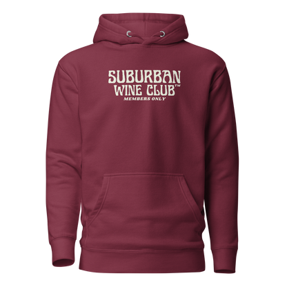 Suburban WIne Club™ Unisex Premium Hoodie | Cotton Heritage M2580 | Front