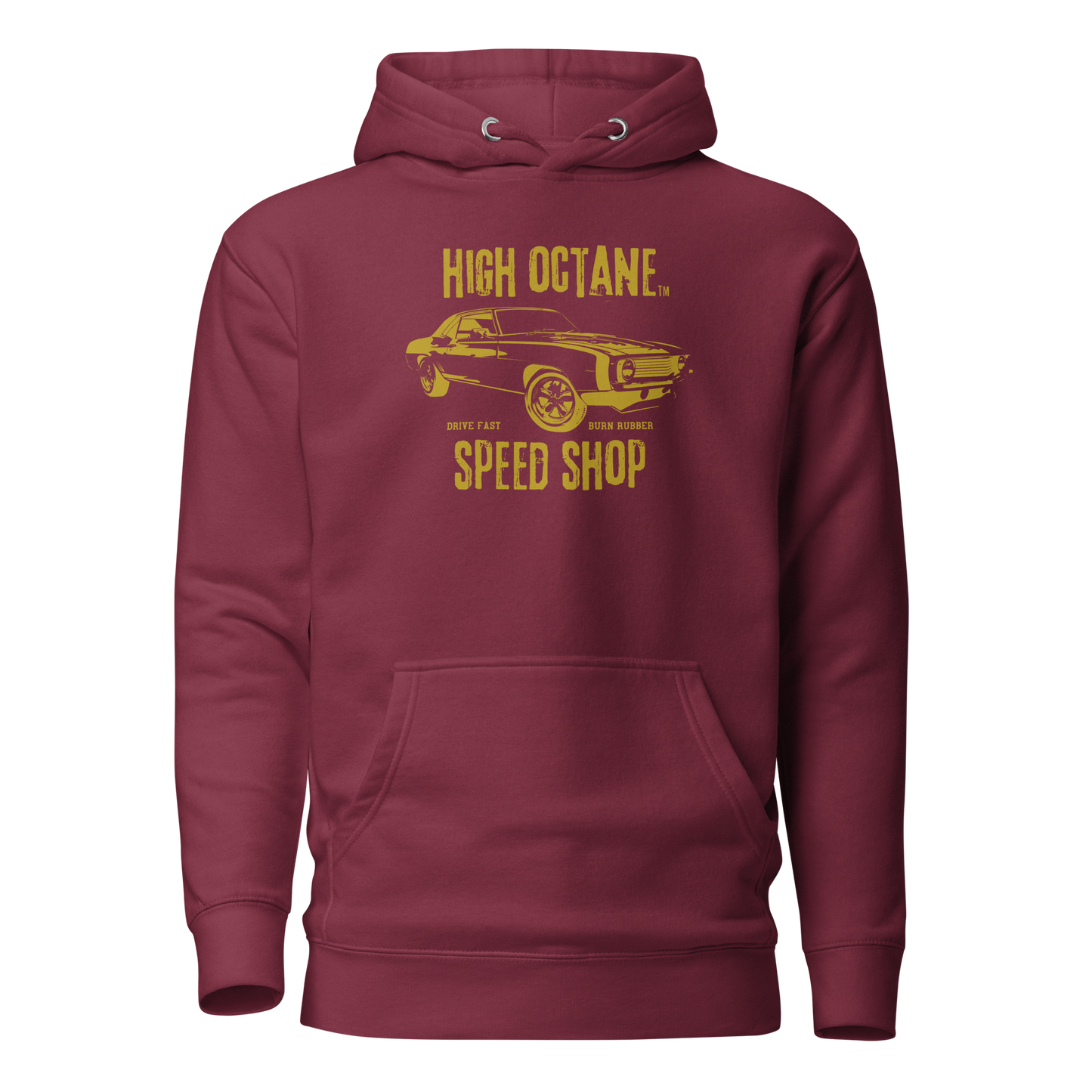 High Octane Speed Shop™ Premium Hoodie | Cotton Heritage M2580 Front