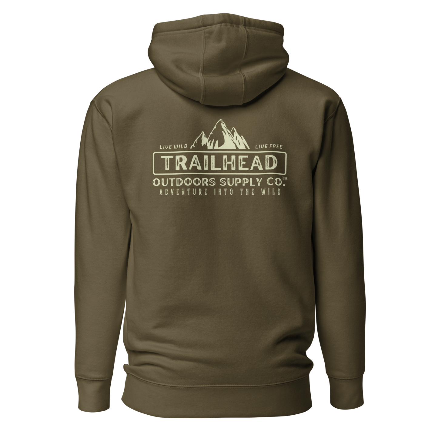 Trailhead Outdoors Supply Co.™ Premium Hoodie | Cotton Heritage M2580 | Front/Back