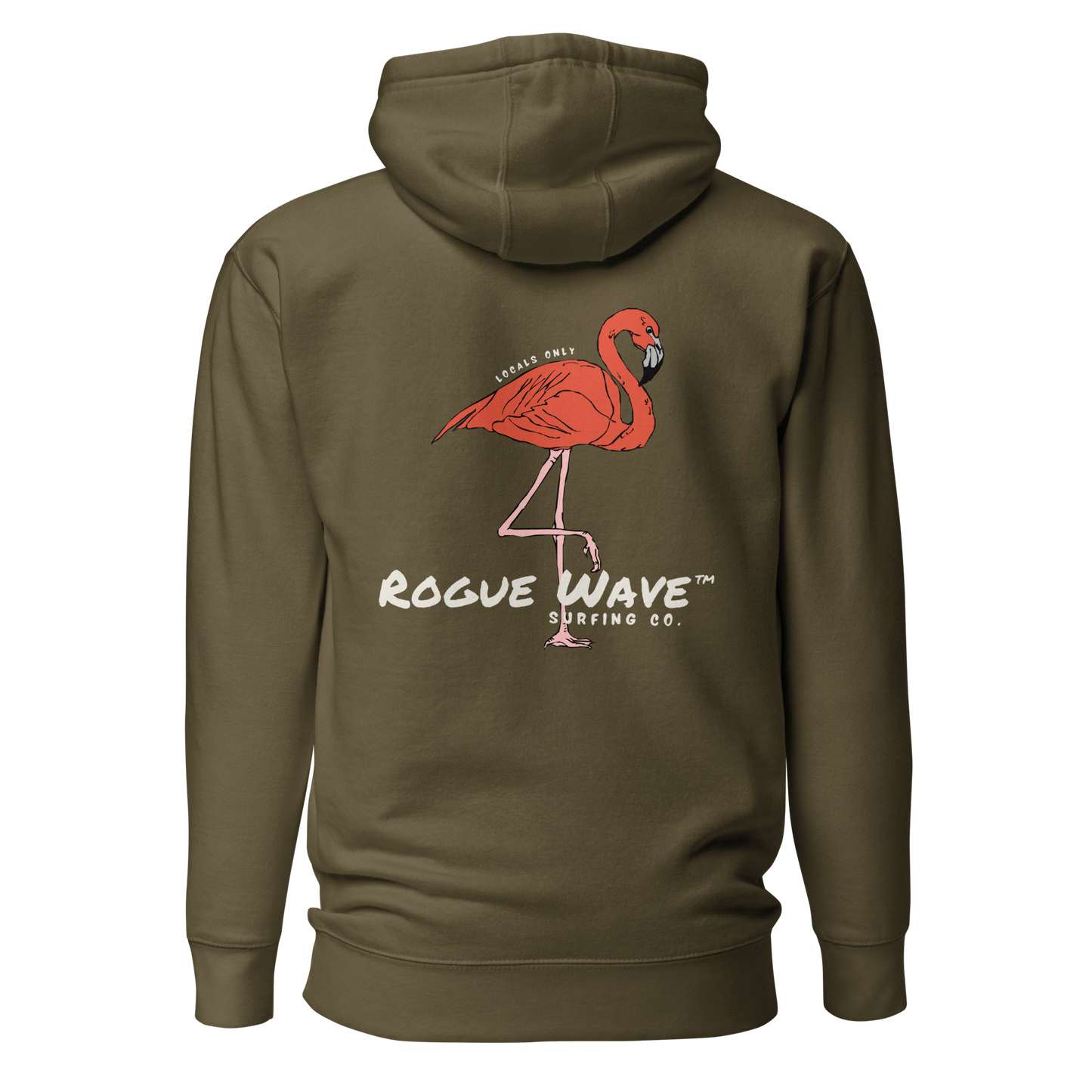 Rogue Wave Surfing Co™ Hoodie - Flamingo