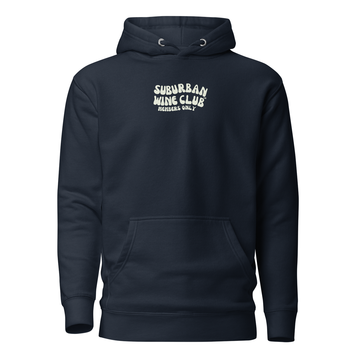 Suburban WIne Club™ Premium Hoodie | Cotton Heritage M2580 front/back