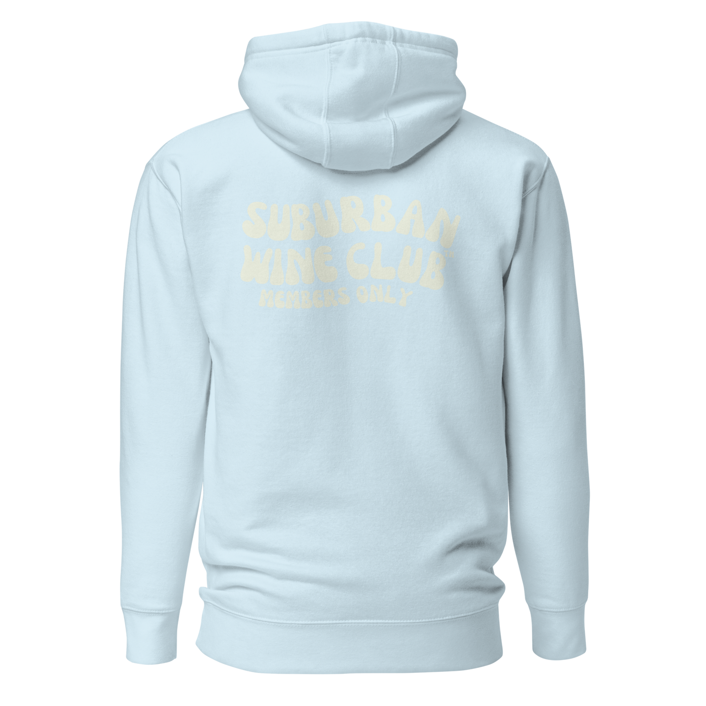 Suburban WIne Club™ Premium Hoodie | Cotton Heritage M2580 front/back