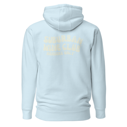 Suburban WIne Club™ Premium Hoodie | Cotton Heritage M2580 front/back