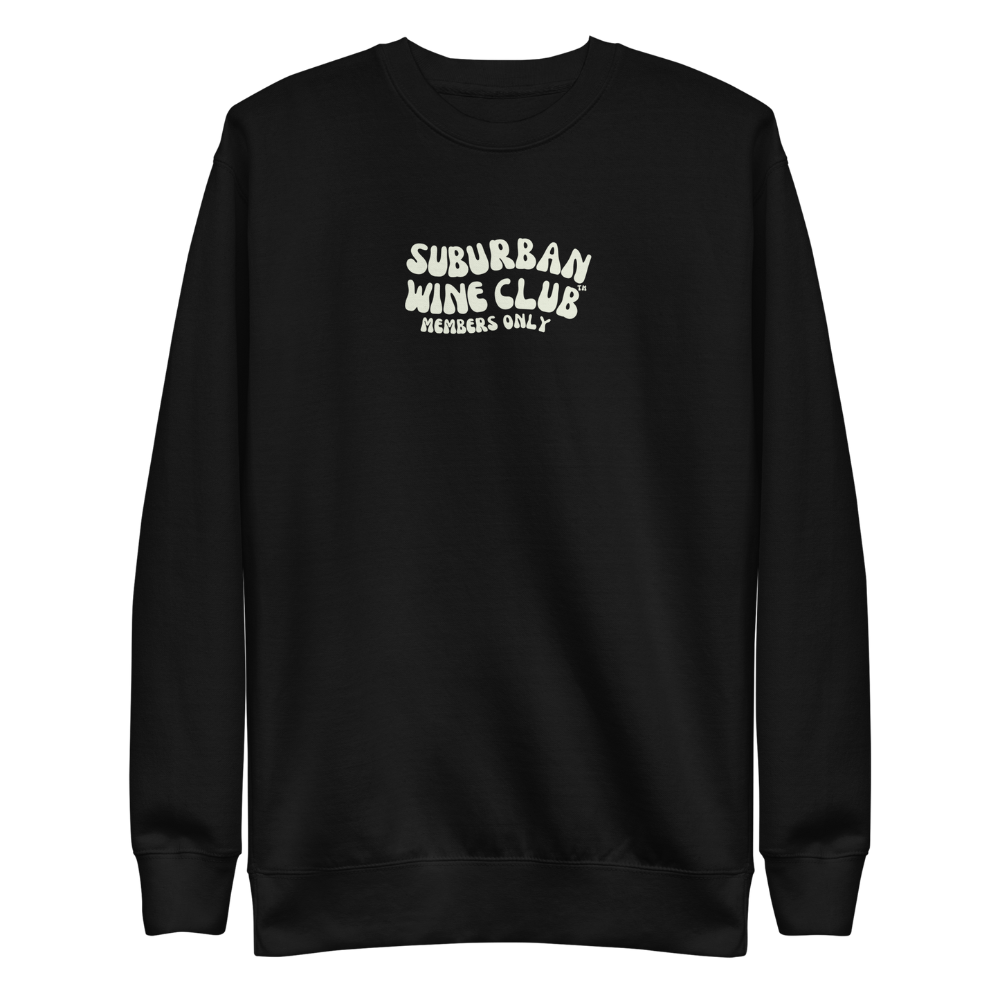 Suburban WIne Club™ Premium Sweatshirt | Cotton Heritage M2480 front/back