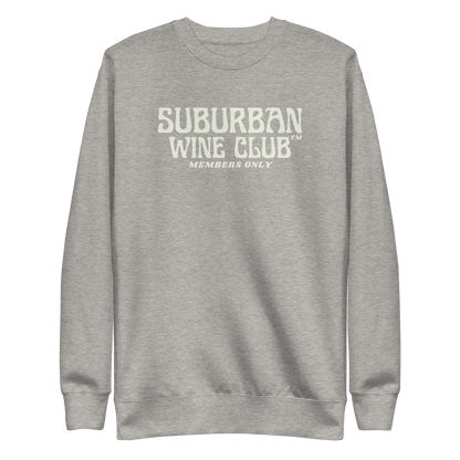 Suburban WIne Club™ Premium Sweatshirt | Cotton Heritage M2480 Front