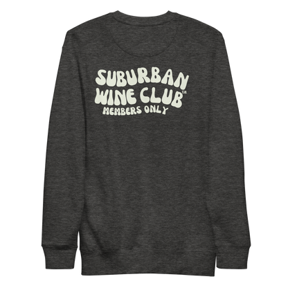 Suburban WIne Club™ Premium Sweatshirt | Cotton Heritage M2480 front/back