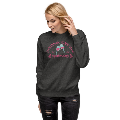 Suburban WIne Club™ Premium Sweatshirt | Cotton Heritage M2480