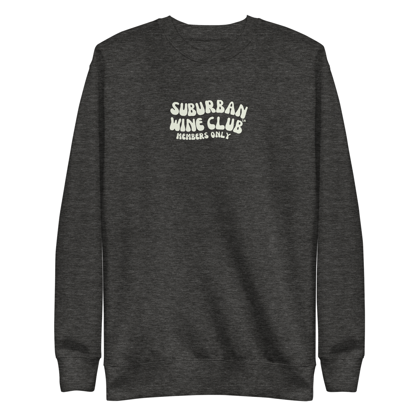 Suburban WIne Club™ Premium Sweatshirt | Cotton Heritage M2480 front/back