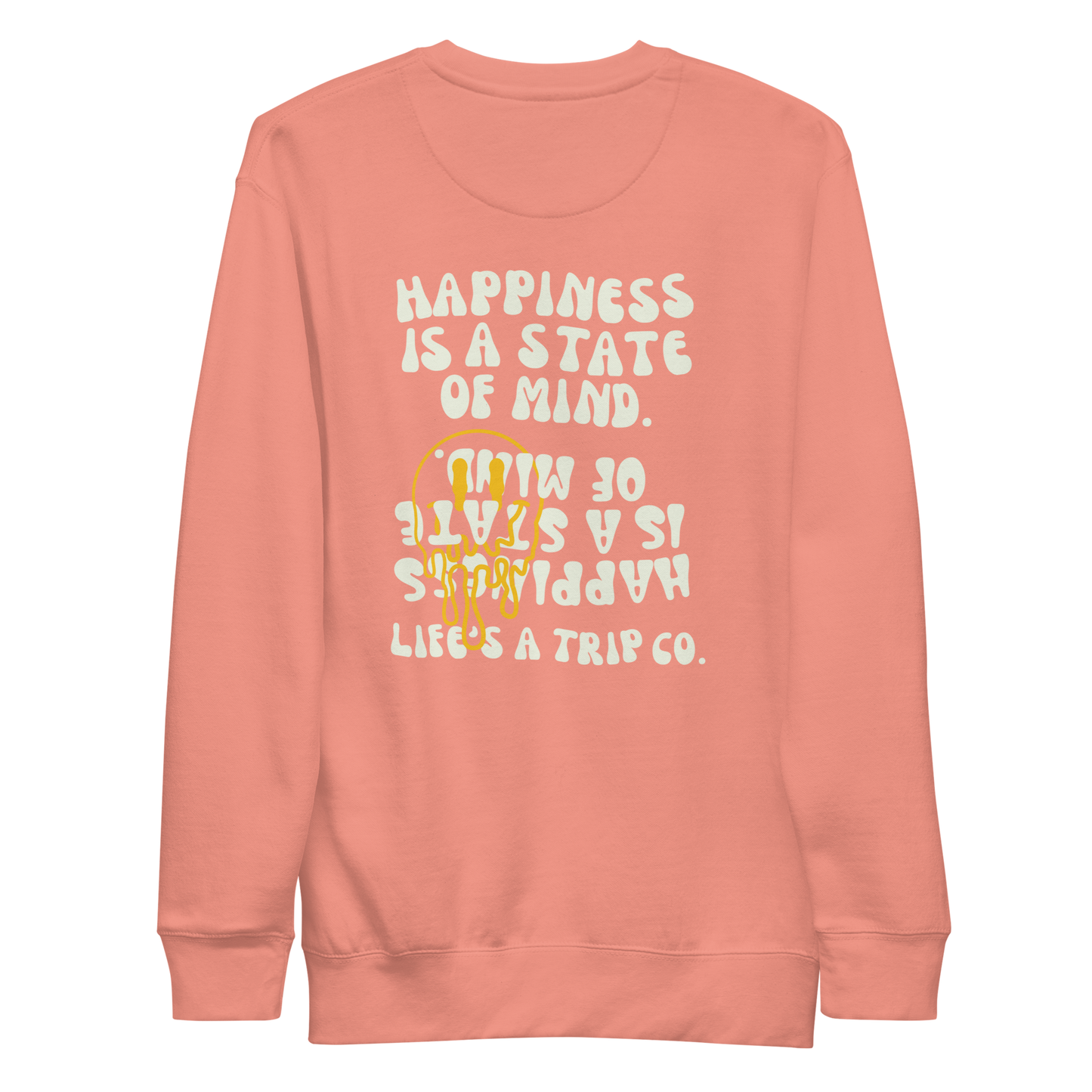 Life's a Trip Co.™ Premium Sweatshirt | Cotton Heritage M2480 front/back