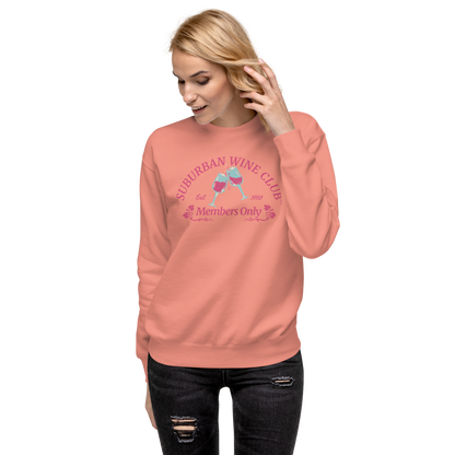 Suburban WIne Club™ Premium Sweatshirt | Cotton Heritage M2480