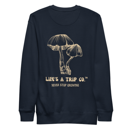 Life's a Trip Co.™ Cotton Heritage 2480 Premium Sweatshirt Front / Back