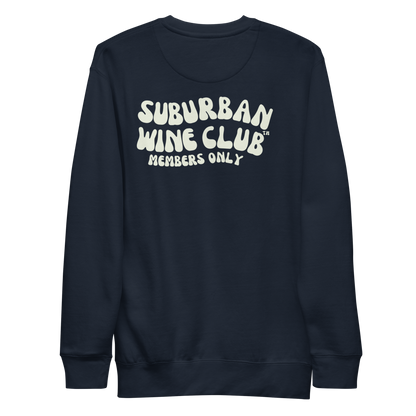 Suburban WIne Club™ Premium Sweatshirt | Cotton Heritage M2480 front/back