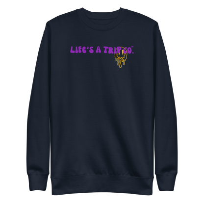 Life's a Trip Co.™ Happiness is a State of MInd Premium Sweatshirt | Cotton Heritage M2480