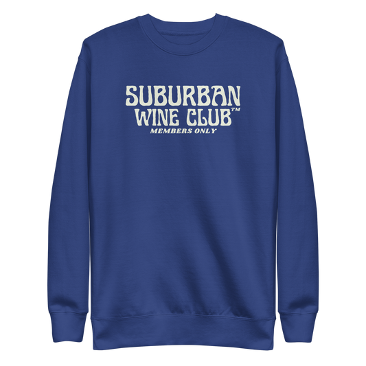 Suburban WIne Club™ Premium Sweatshirt | Cotton Heritage M2480 Front