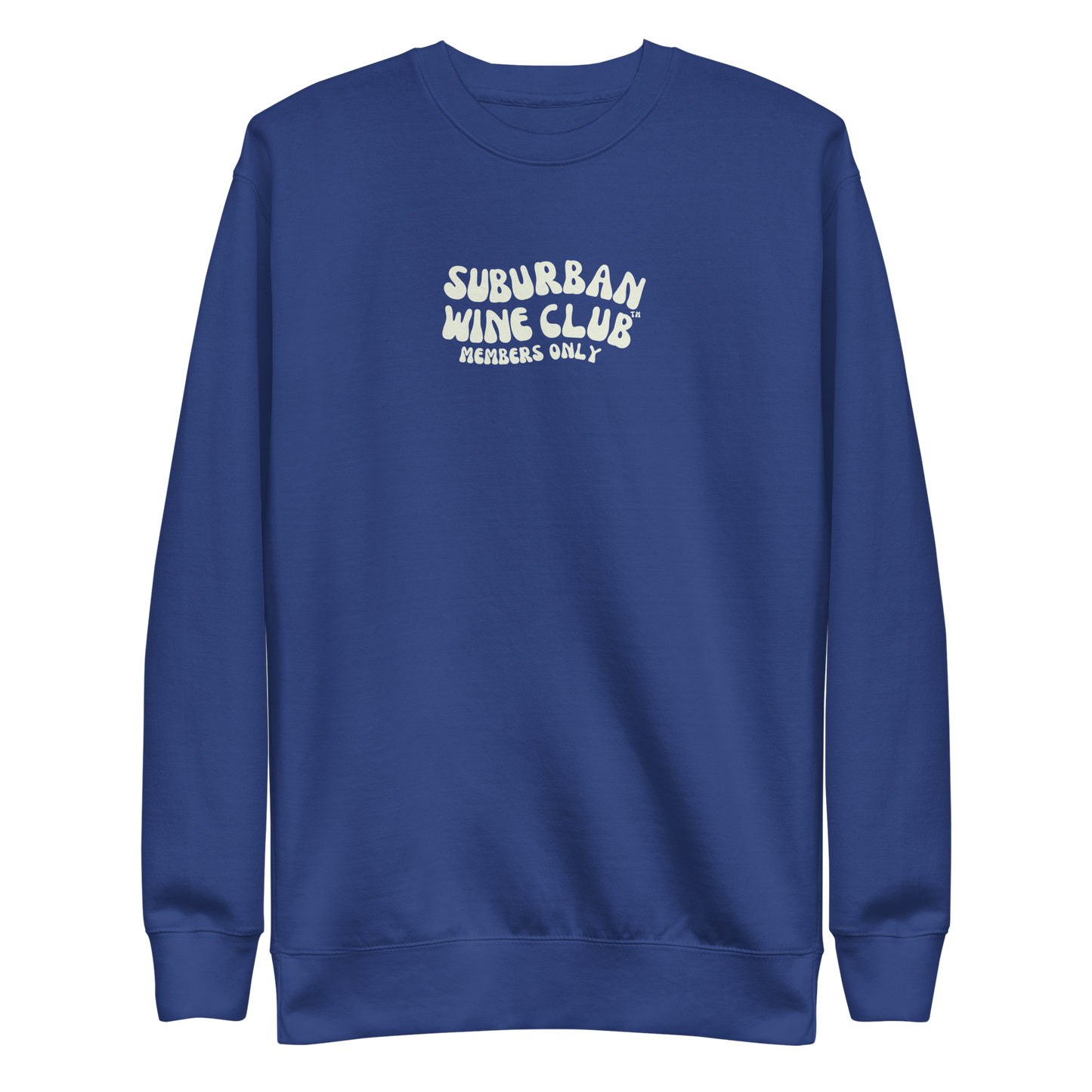 Suburban WIne Club™ Premium Sweatshirt | Cotton Heritage M2480 front/back