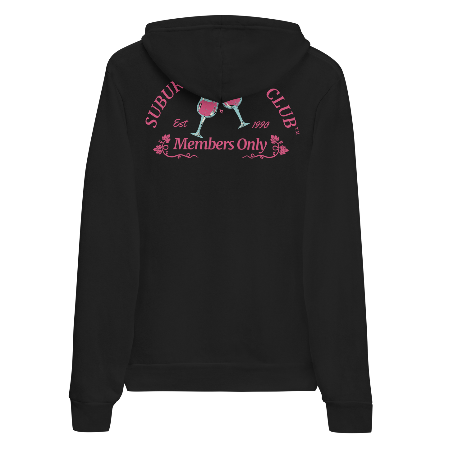 Suburban Wine Club™ Pullover Hoodie | Bella + Canvas 3719