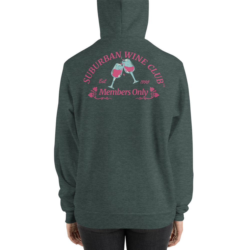 Suburban Wine Club™ Pullover Hoodie | Bella + Canvas 3719