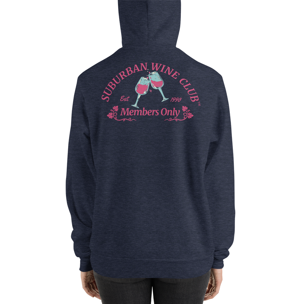 Suburban Wine Club™ Pullover Hoodie | Bella + Canvas 3719