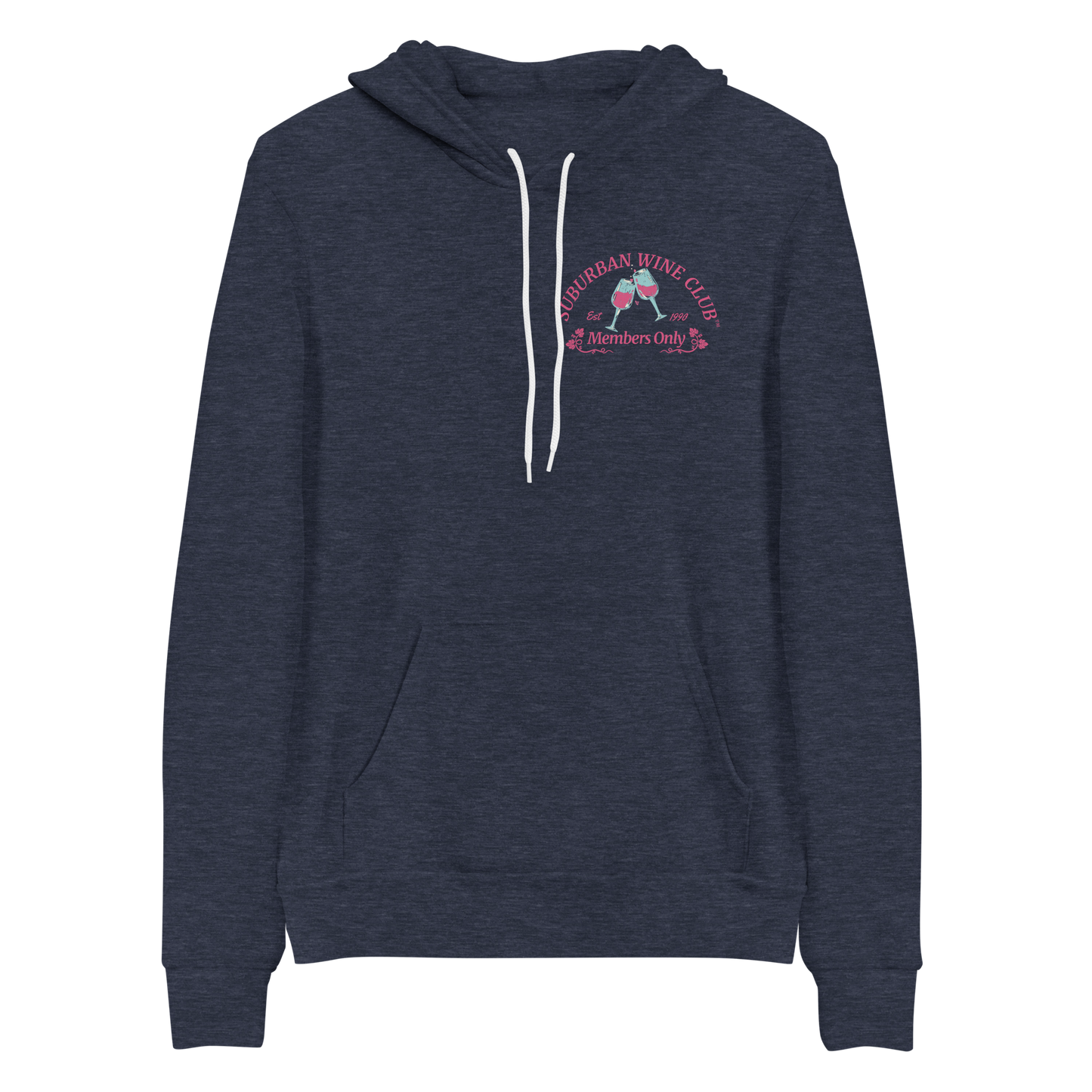 Suburban Wine Club™ Pullover Hoodie | Bella + Canvas 3719