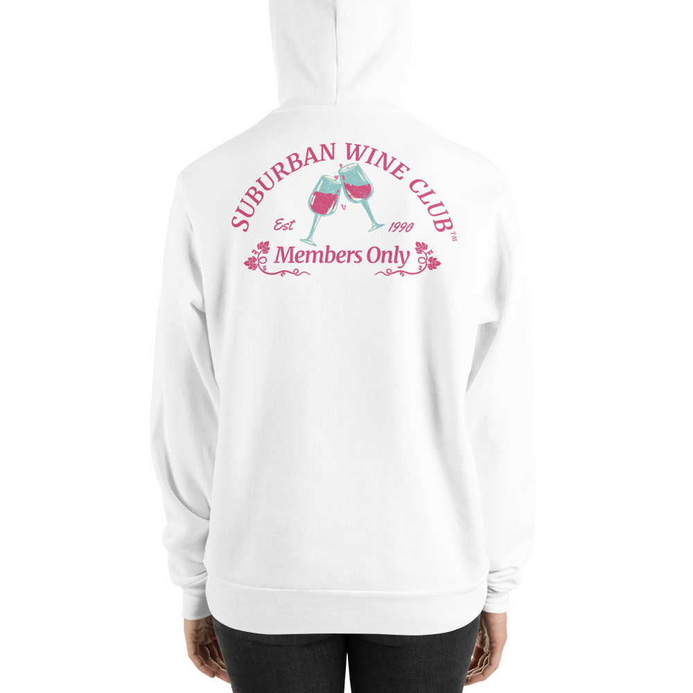 Suburban Wine Club™ Pullover Hoodie | Bella + Canvas 3719