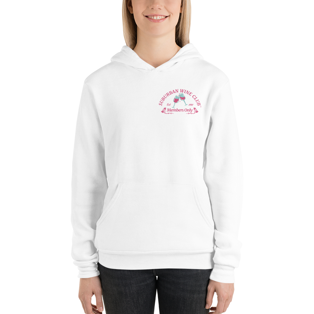 Suburban Wine Club™ Pullover Hoodie | Bella + Canvas 3719