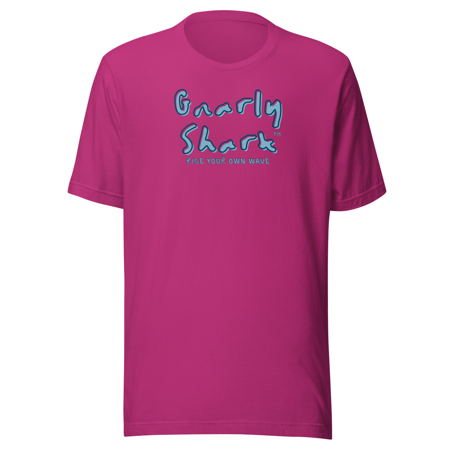 Gnarly Shark RIDE YOUR OWN WAVE T-Shirt Bella + Canvas