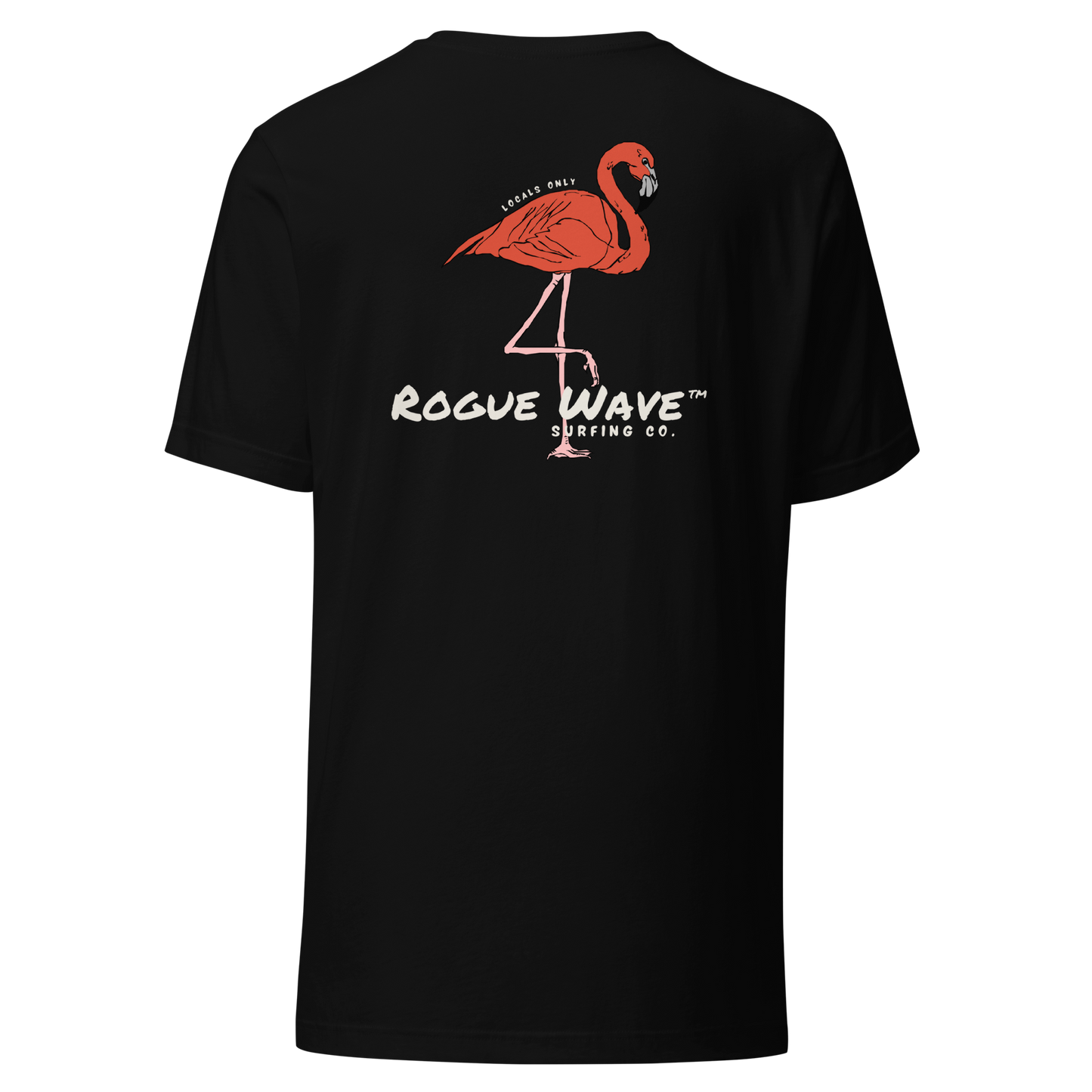 Rogue Wave Surfing Co™ T-shirt - Flamingo