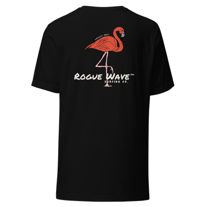 Rogue Wave Surfing Co™ T-shirt - Flamingo