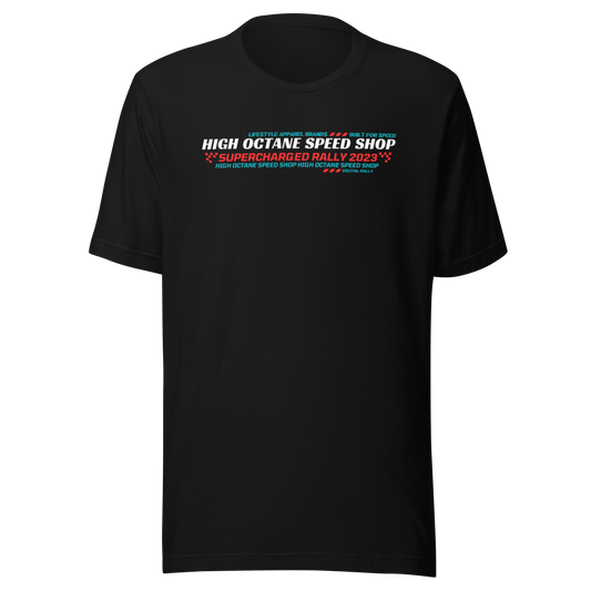 High Octane Speed Shop™ T-Shirt | Bella + Canvas 3001 - Front/Back Print