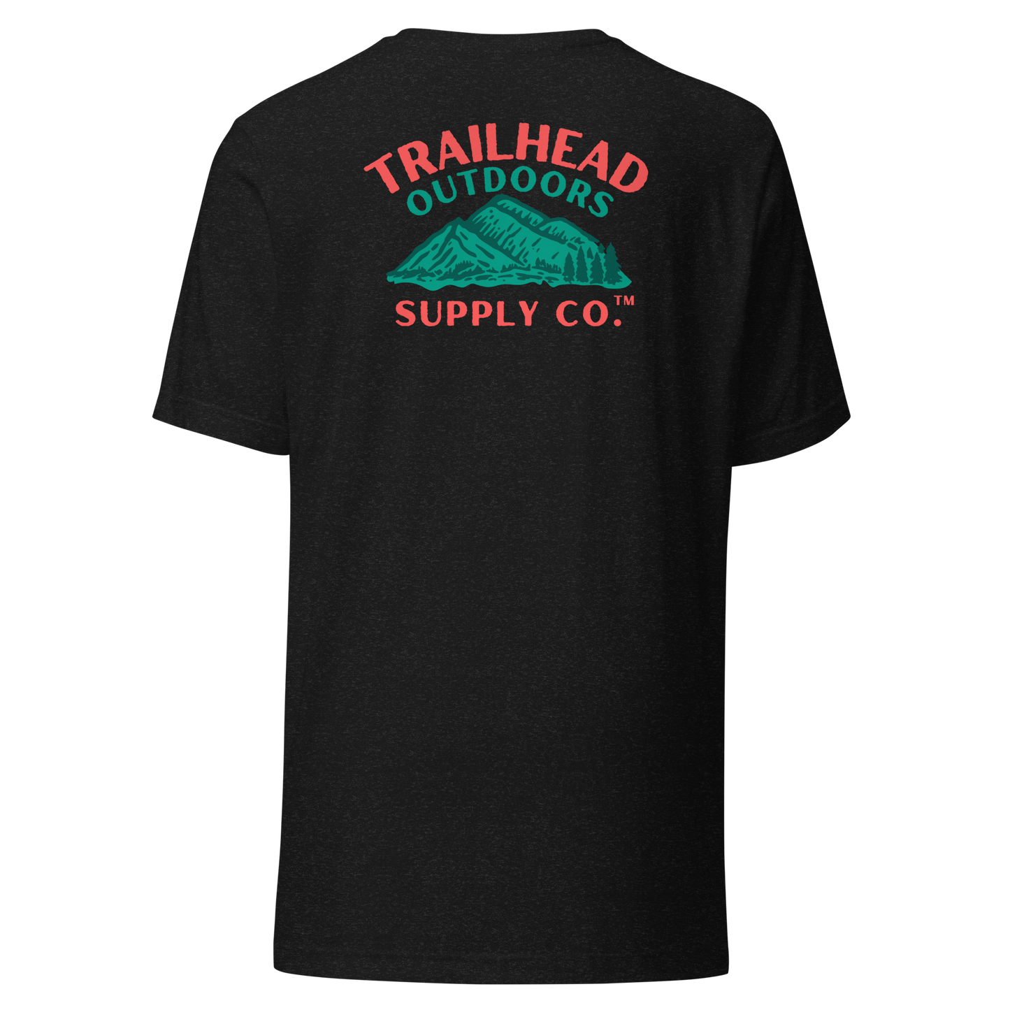 Trailhead Outdoors Supply Co.™ T-Shirt Live Wild, Live Free Bella + Canvas 3100 Front/Back