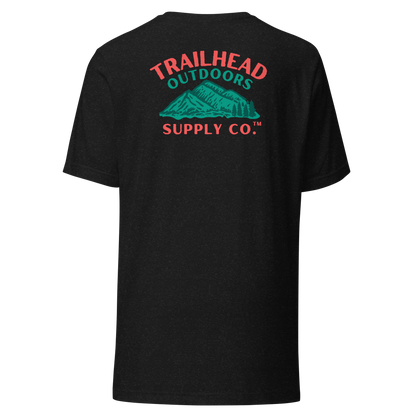 Trailhead Outdoors Supply Co.™ T-Shirt Live Wild, Live Free Bella + Canvas 3100 Front/Back