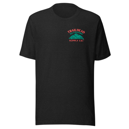 Trailhead Outdoors Supply Co.™ T-Shirt Live Wild, Live Free Bella + Canvas 3100 Front/Back