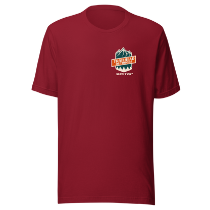 Trailhead Outdoors Supply Co.™ T-Shirt Live Wild Live Free Bella + Canvas 3100 Front/Back