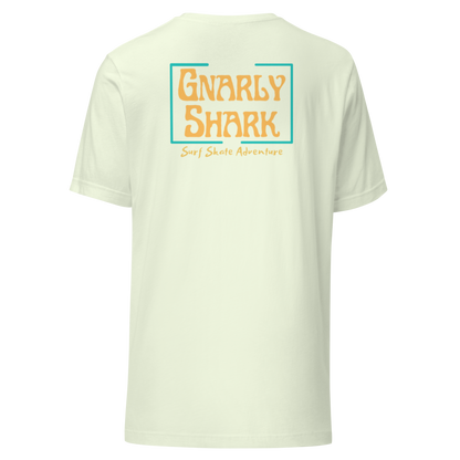 Gnarly Shark T-Shirt - Front/ Back Bella + Canvas