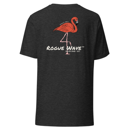 Rogue Wave Surfing Co™ T-shirt - Flamingo