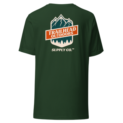 Trailhead Outdoors Supply Co.™ T-Shirt Live Wild Live Free Bella + Canvas 3100 Front/Back