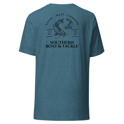 Southern Boat and Tackle - Sales - Bait - Lodging T-Shirt - Fishing - Outdoors - Lifestyle Apparel Brands