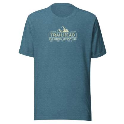 Trailhead Outdoors Supply Co.™ T-Shirt | Bella + Canvas 3001 | Front/Back