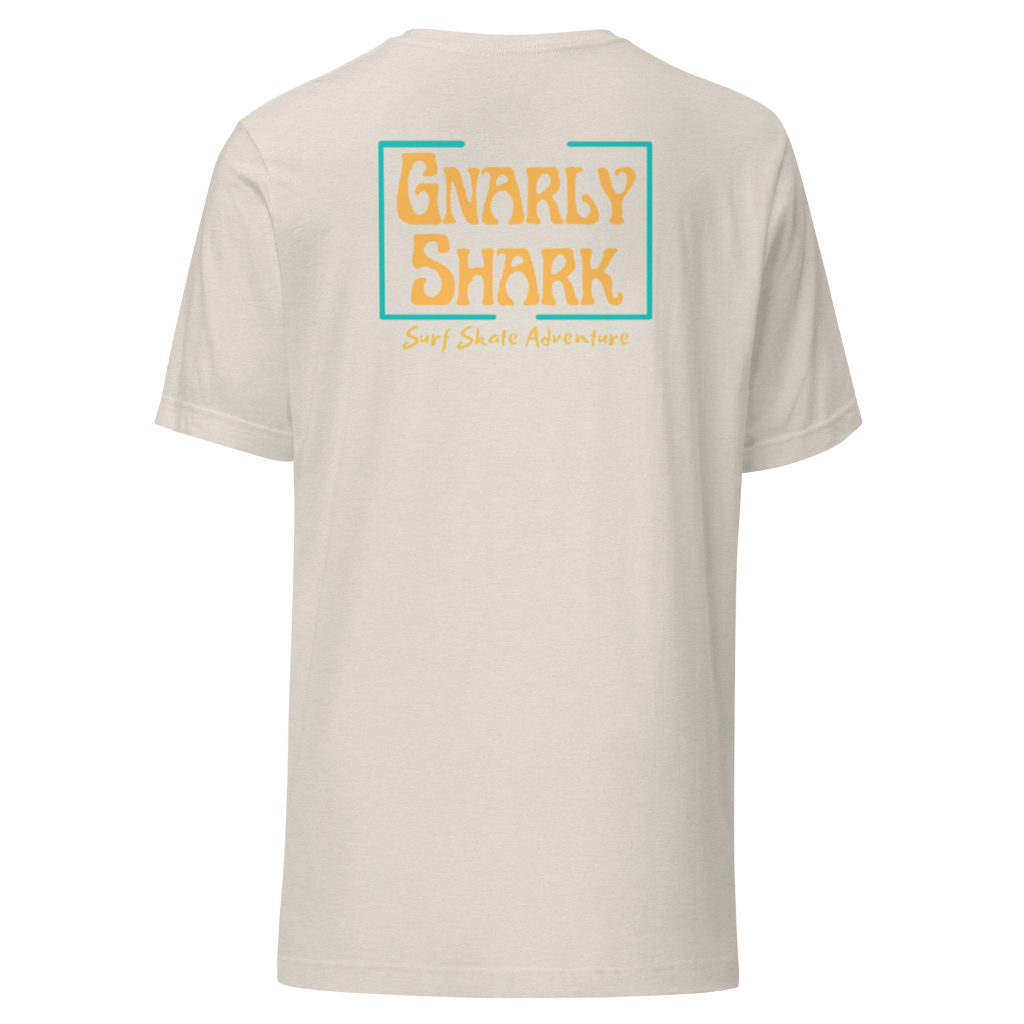 Gnarly Shark T-Shirt - Front/ Back Bella + Canvas